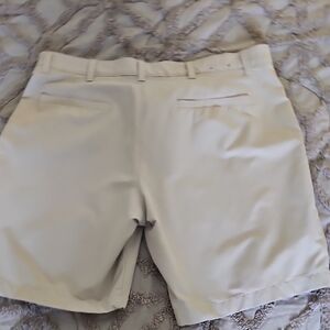 Under Armour Men's Cream Flat Front Shorts